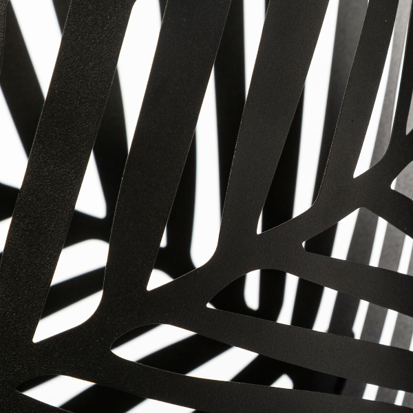 Κασπώ Με Βάση (Σετ 2τμχ) A-S Leaf Black 168555