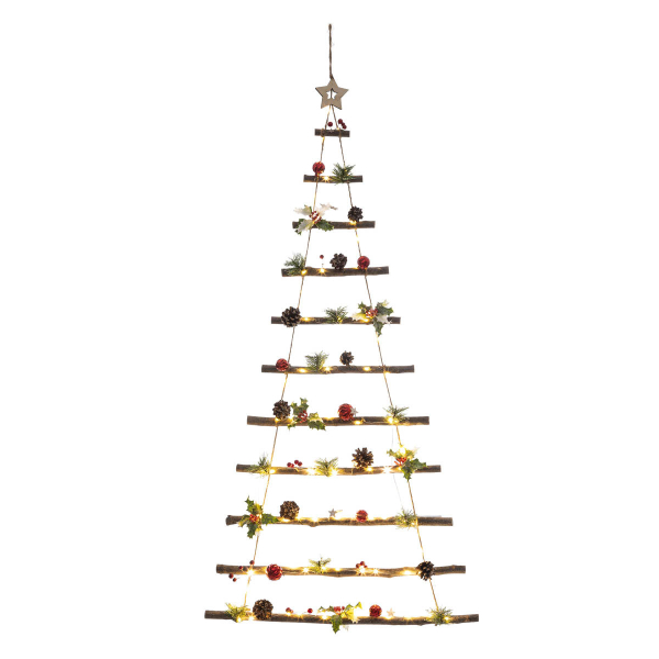 Χριστουγεννιάτικο Κρεμαστό Δεντράκι Με Led (60x120) A-S Deco Tree 183769