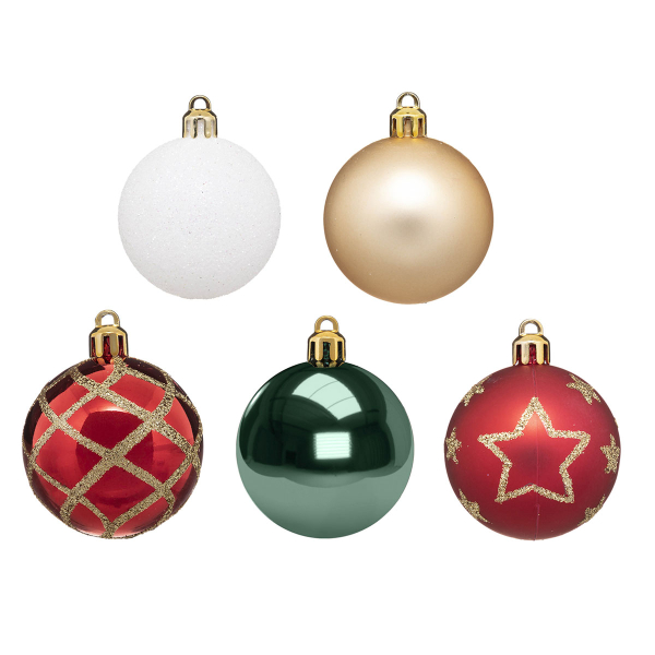 Χριστουγεννιάτικες Μπάλες (Σετ 15μχ) A-S Multi 694504B1