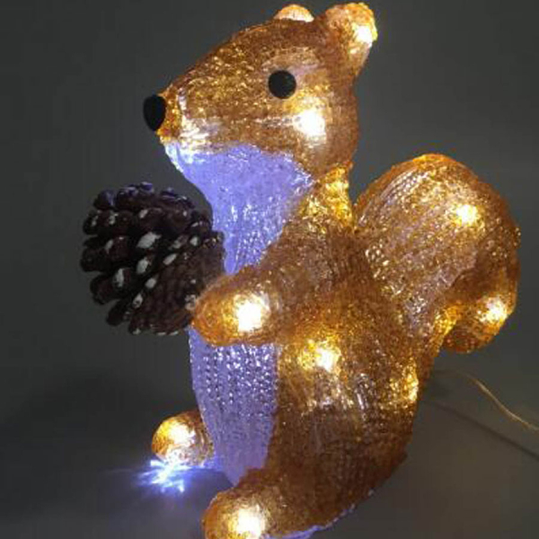 Χριστουγεννιάτικο Διακοσμητικό Με Led (19x9.5x20) F-R Squirrel 183198