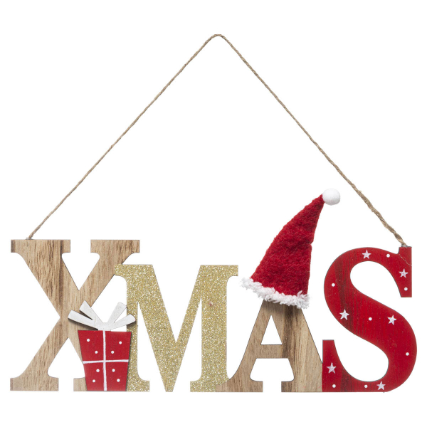 Χριστουγεννιάτικο Κρεμαστό Διακοσμητικό (10.5x30) A-S Wording Gift 176664