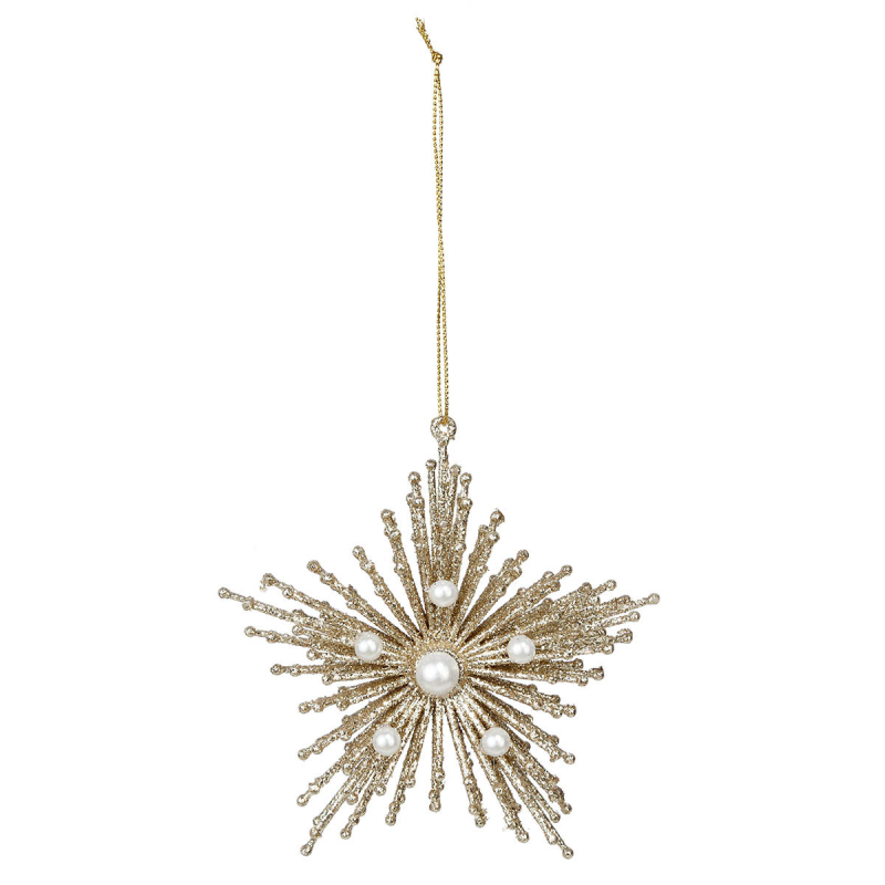 Στολίδι Χριστουγεννιάτικο (13x14) A-S Metal Star 134329B