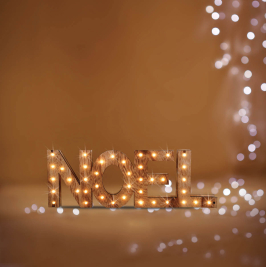 Χριστουγεννιάτικο Διακοσμητικό Με Led (44x15) F-R Noel 877191
