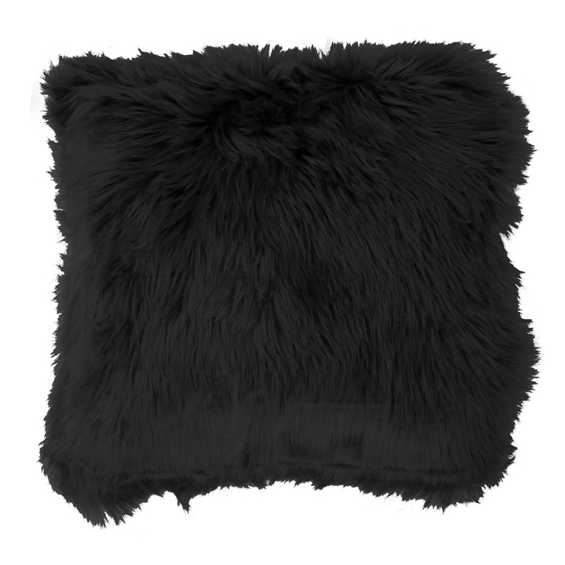 Διακοσμητική Μαξιλαροθήκη Γούνινη (50x50) Kentia Stylish Mario 30 Black