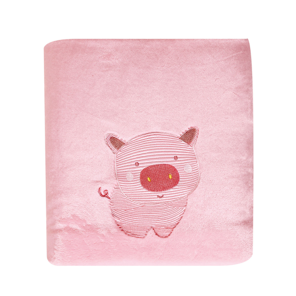 Κουβέρτα Βελουτέ Κούνιας (100x140) Kentia Baby Piglet