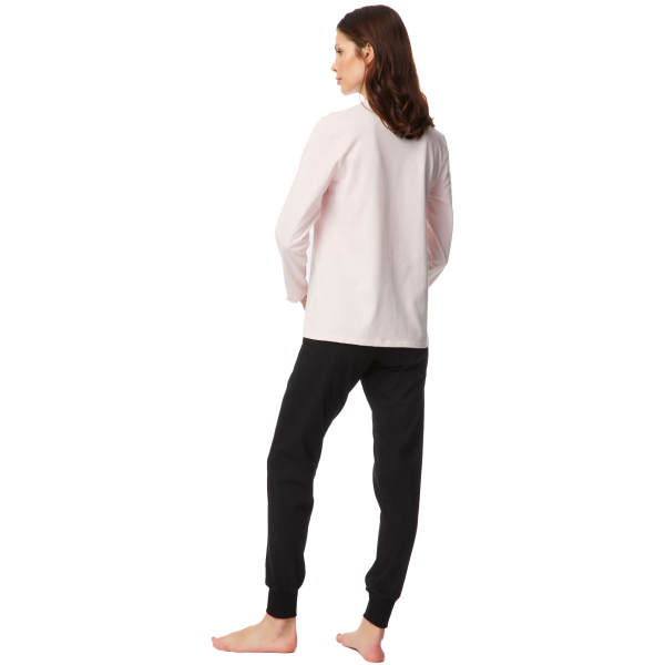 Πιτζάμα Γυναικεία Χειμωνιάτικη Minerva Sweet Girl 52223-678 Ροζ