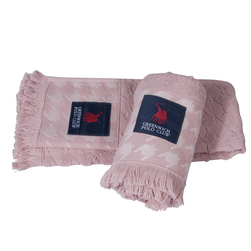 Πετσέτες Κουζίνας (Σετ 2τμχ) Greenwich Polo Club Essential 2698 Pink