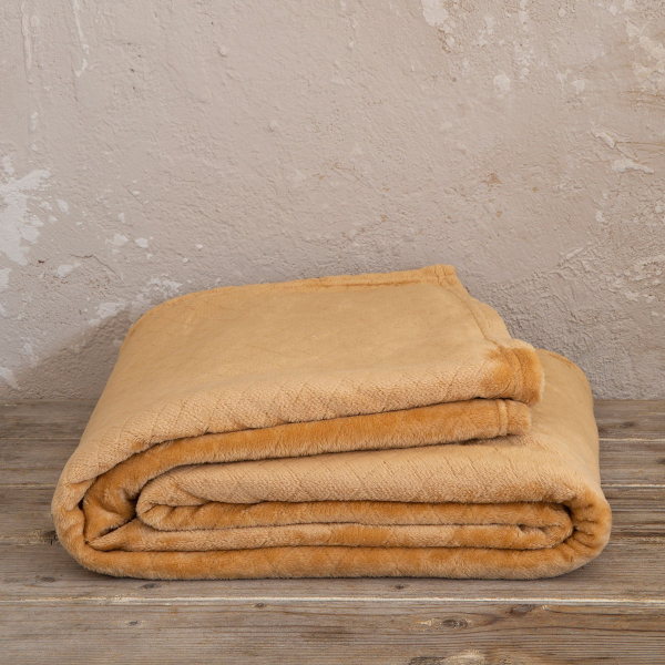 Διακοσμητικό Ριχτάρι Fleece/Κουβέρτα Καναπέ (130x180) Kocoon Cosy Beige