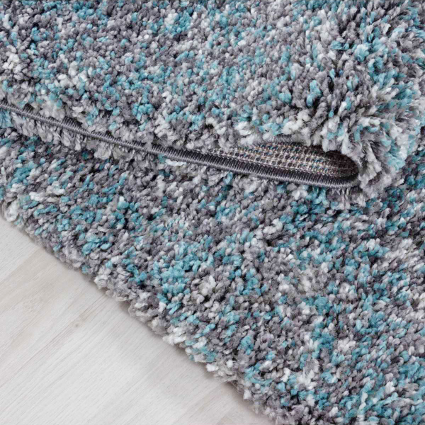 Χαλιά Κρεβατοκάμαρας (Σετ 3τμχ) Spitishop Lanudo 4500A Blue