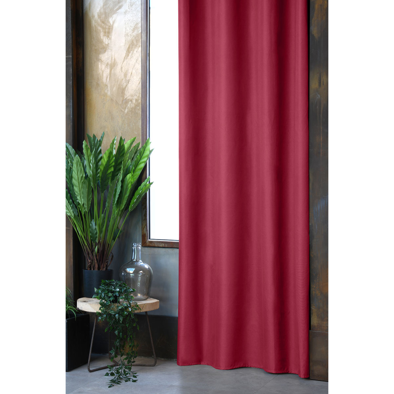 Κουρτίνα Συσκότισης (140x260) Με Τρουκς S-F Jefferson Rouge R6C103008