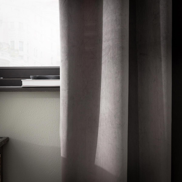 Κουρτίνα Βελουτέ (140x280) Με Τρουκς Gofis Home Winter Shadow Grey 711/48
