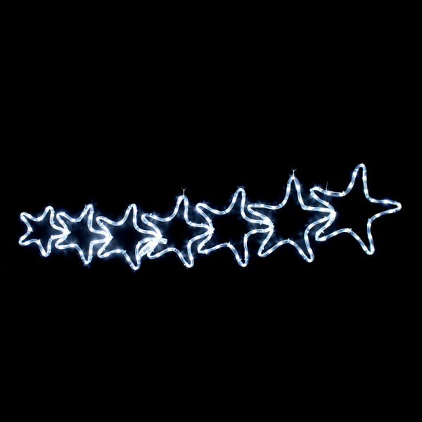 Χριστουγεννιάτικα Αστέρια Φωτοσωλήνας Με 144 Led Φωτάκια & Flash (119x37) Aca Cool XSTARSLEDW119
