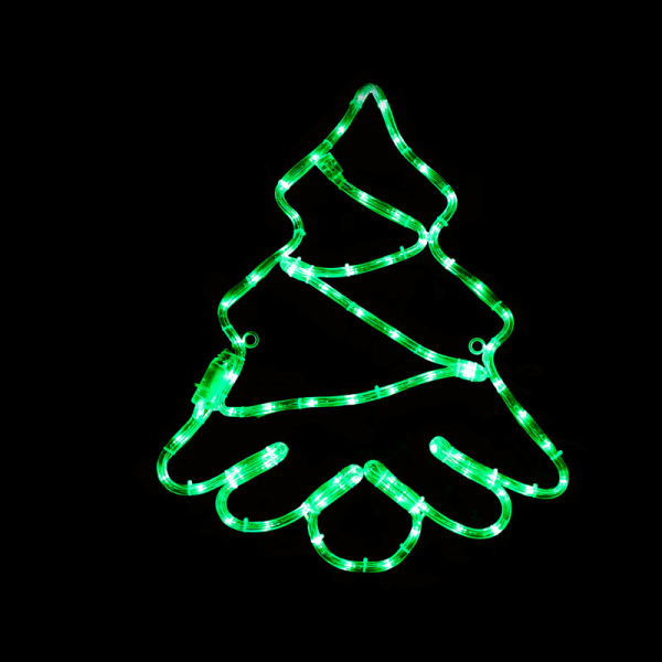 Χριστουγεννιάτικο Δέντρο Φωτοσωλήνας Με 72 Led Φωτάκια (44x51) Aca Tree X0818519