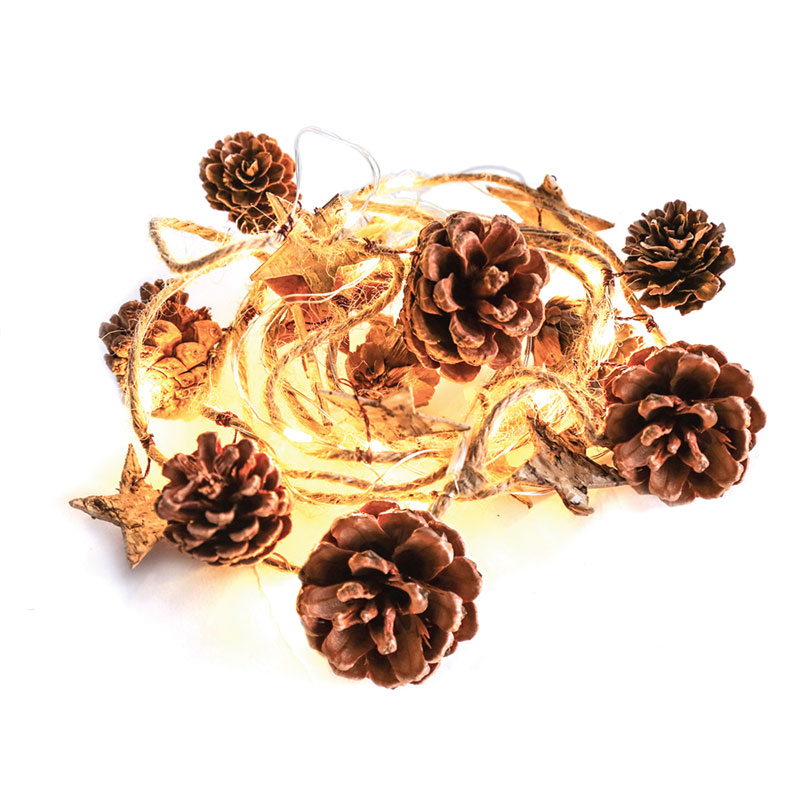 Χριστουγεννιάτικη Διακοσμητική Γιρλάντα Μπαταρίας Με 20 Led Φωτάκια Aca Garland XW20WW2A