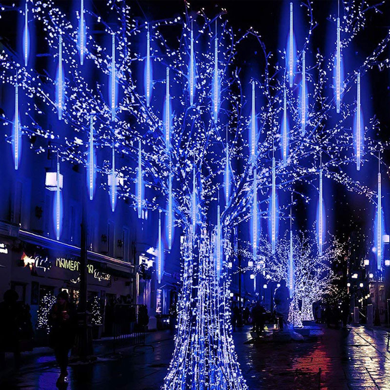 Χριστουγεννιάτικα Λαμπάκια 180 Led Μετεωρίτης 9Μ Ψυχρό Λευκό Flash Aca Snowdrop X06180245 Home Spitishop