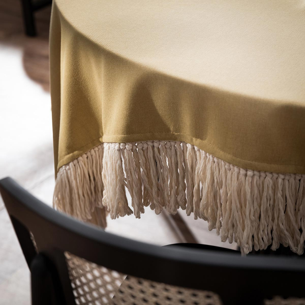 Τραπεζομάντηλο (165x165) Gofis Home Cersei Champagne Gold 453/37