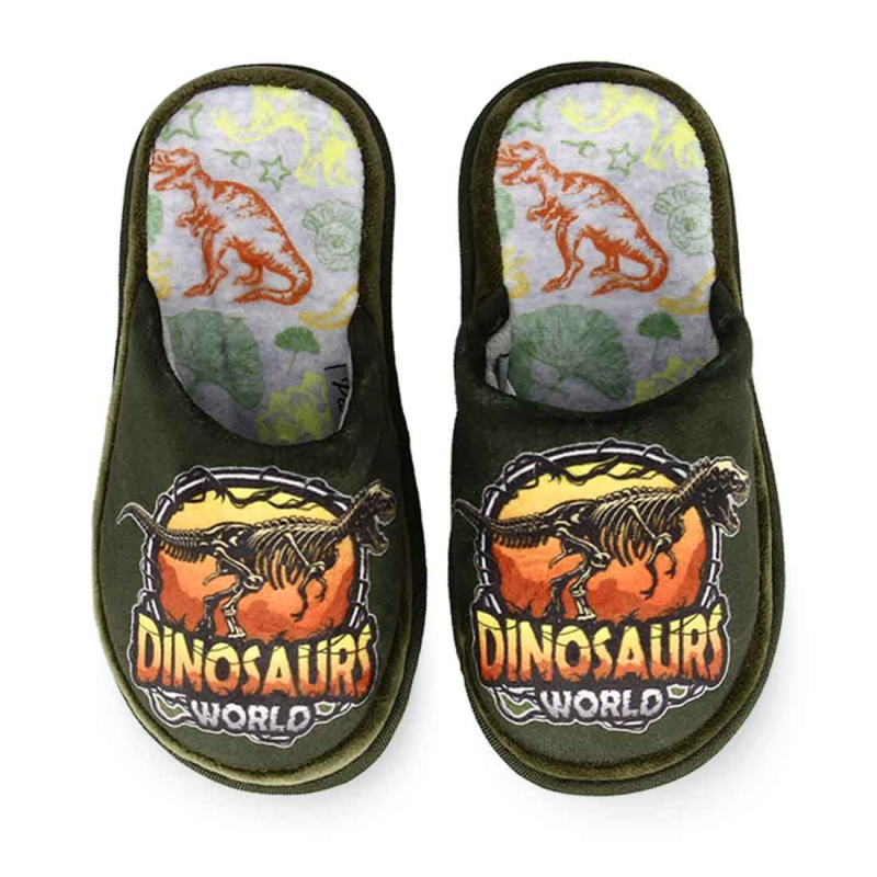 Παντόφλες Παιδικές Parex 10126178 Χακί