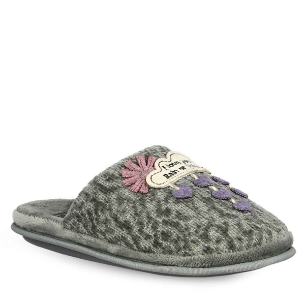 Παντόφλες Γυναικείες Parex 10126026 Γκρι