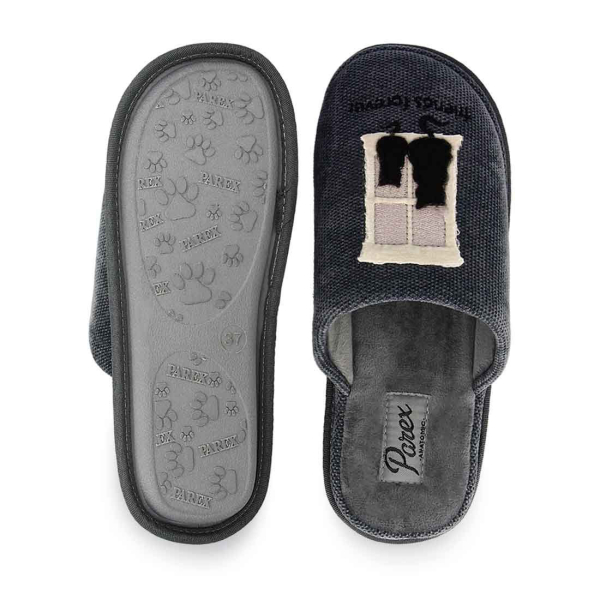 Παντόφλες Γυναικείες Parex 10126031 Γκρι