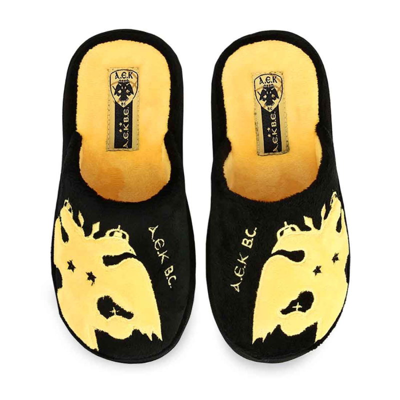 Παντόφλες Παιδικές Parex AEK 10122231 Μαύρο