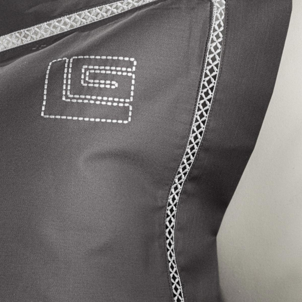 Παπλωματοθήκη Υπέρδιπλη (Σετ 240x250) Guy Laroche Blend Anthracite