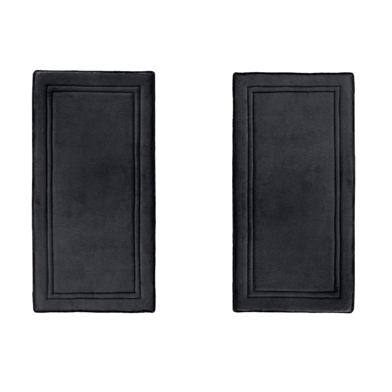 Χαλιά Κρεβατοκάμαρας (Σετ 2τμχ) Guy Laroche Softy Black