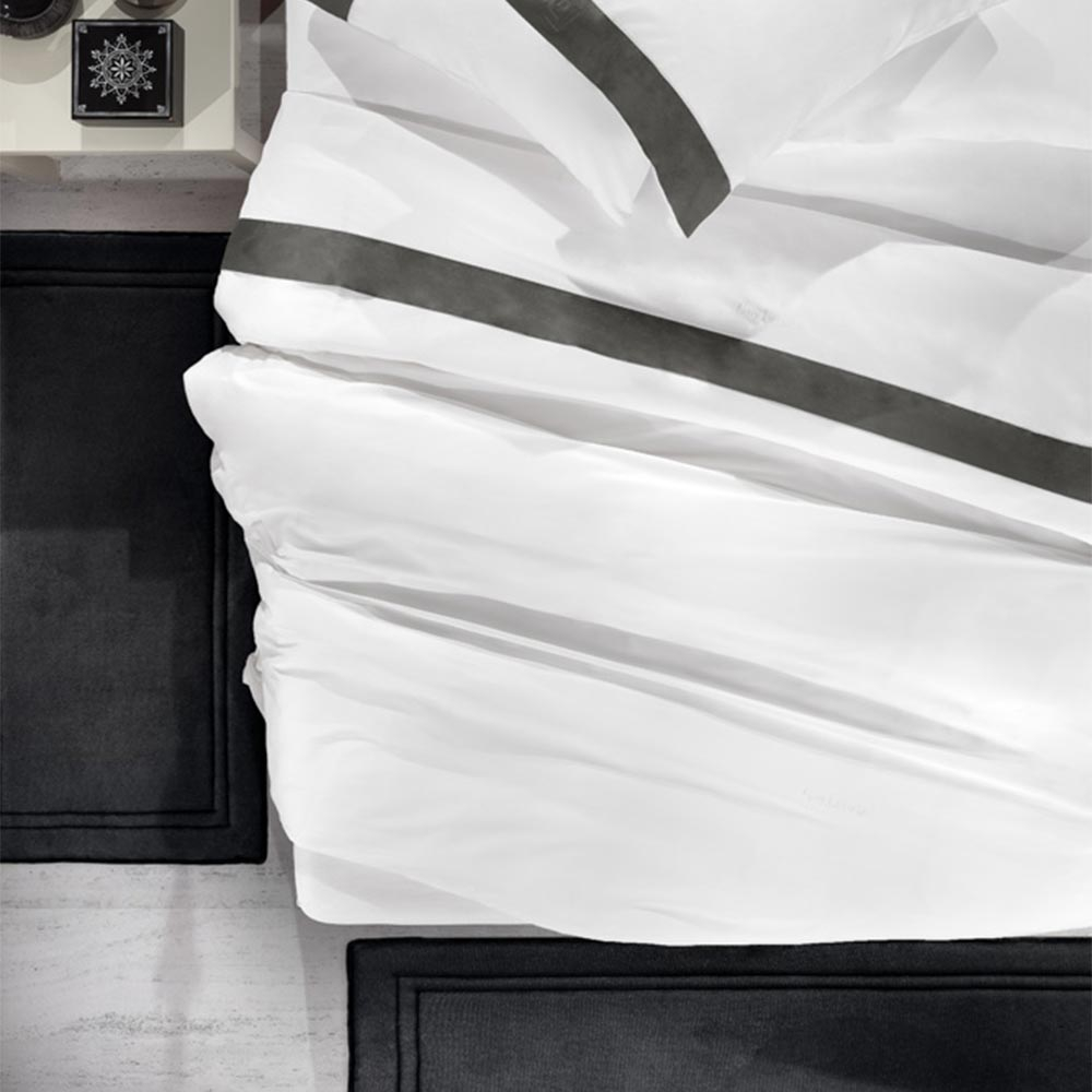Χαλιά Κρεβατοκάμαρας (Σετ 2Τμχ) Guy Laroche Softy Black Home Σετ Spitishop