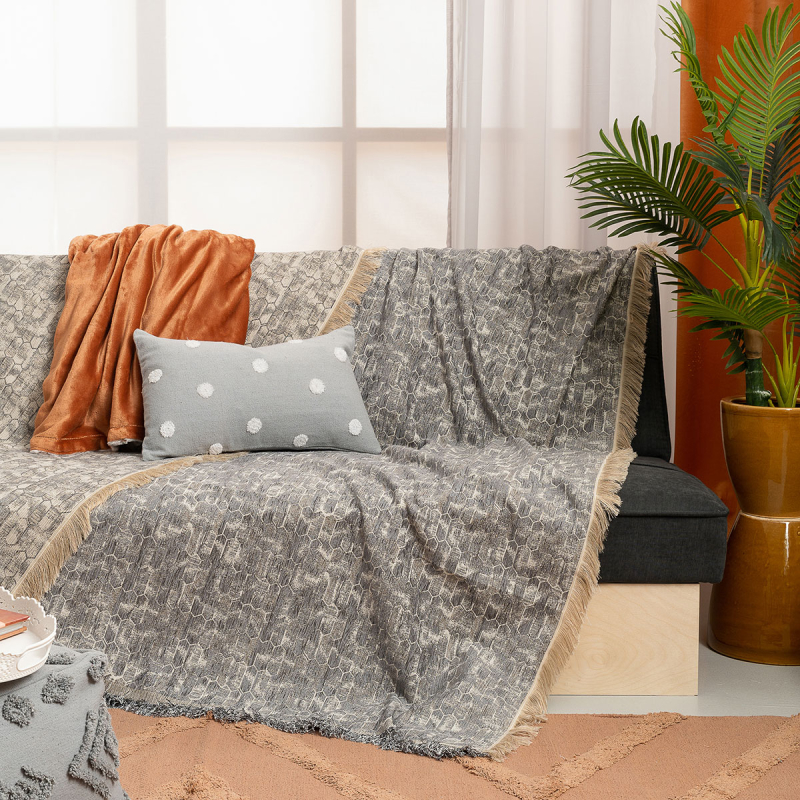 Ριχτάρι Καναπέ Διθέσιου 2 Όψεων (180x250) Palamaiki Resti Grey