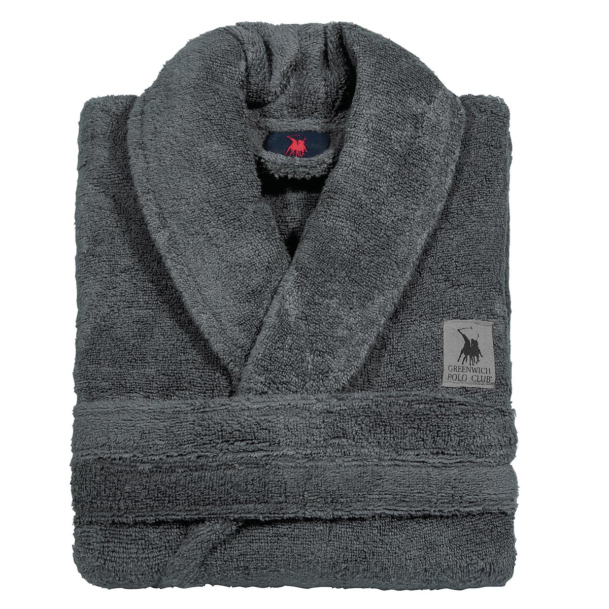 Μπουρνούζι Greenwich Polo Club Cozy 3203 Grey X-Large Home Λευκά Είδη Μπάνιου Μπουρνούζια Spitishop