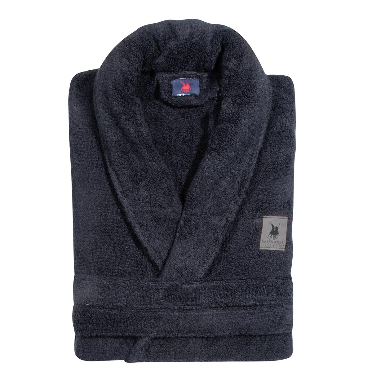 Μπουρνούζι Greenwich Polo Club Cozy 3204 Black Medium Home Λευκά Είδη Μπάνιου Μπουρνούζια Spitishop