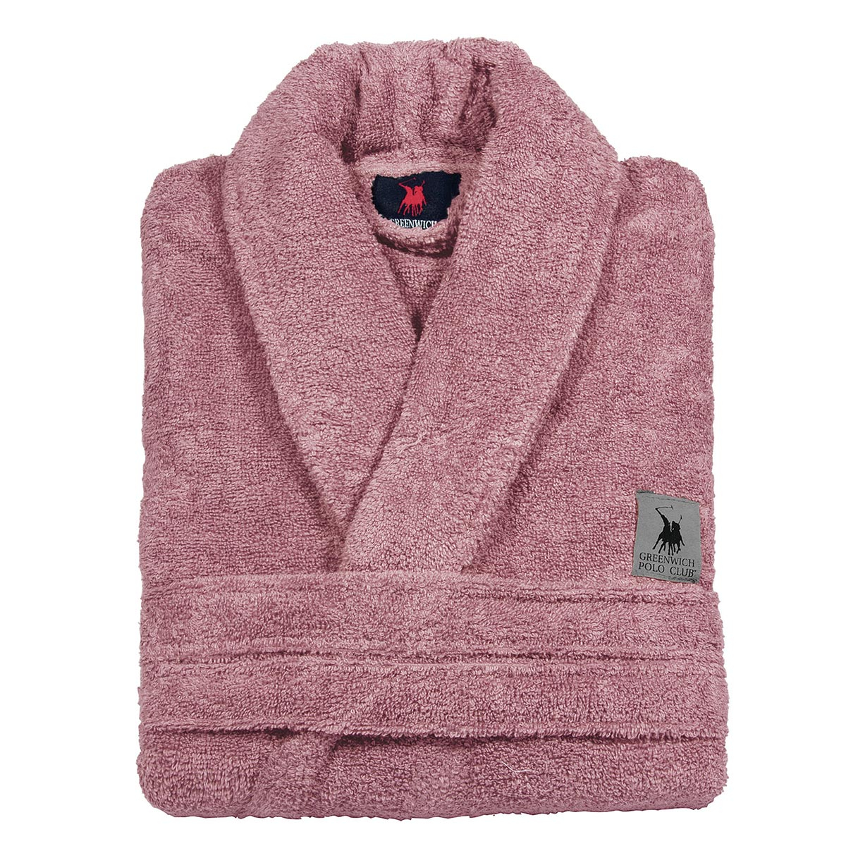 Μπουρνούζι Greenwich Polo Club Cozy 3207 Pink Medium Home Λευκά Είδη Μπάνιου Μπουρνούζια Spitishop