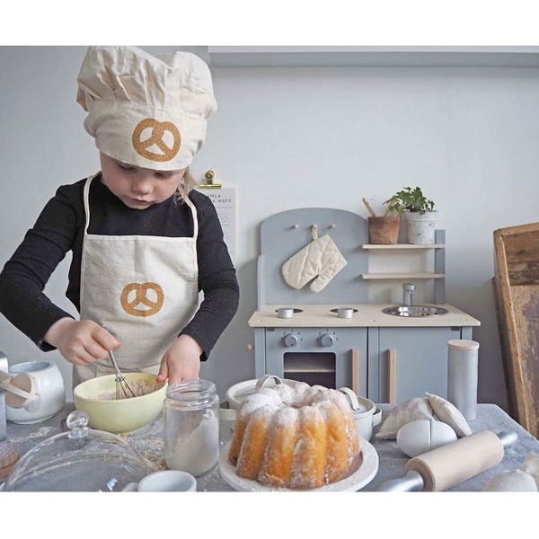 Παιδική Ποδιά Κουζίνας + Σκούφος Μαγειρικής (Σετ) Jabadabado Σεφ Εστιατορίου JB-C2527