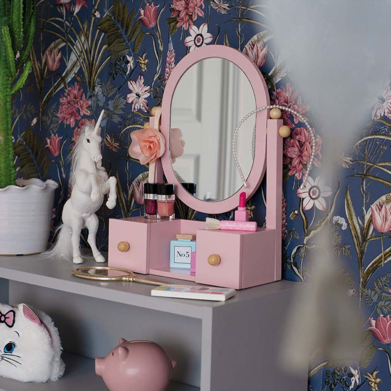 Παιδικό Μπουντουάρ Με Καθρέφτη & Συρτάρια (29x13x40) Jabadabado Boudoir JB-W7179