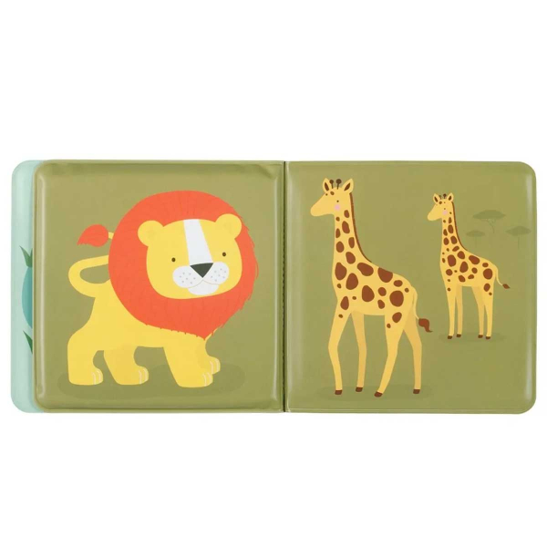Μαλακό Βιβλίο Μπάνιου Α Little Lovely Company Jungle Friends BTBBJU10