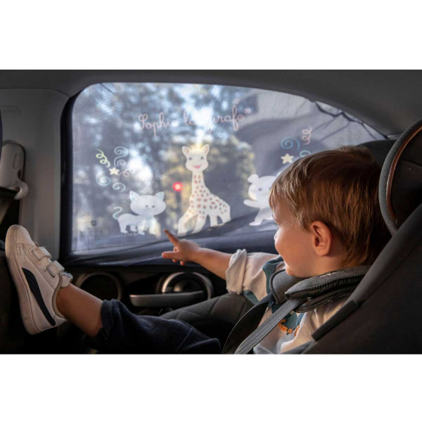 Ηλιοπροστασίες Αυτοκινήτου Φορετές (Σετ 2τμχ) Sophie The Giraffe S470229