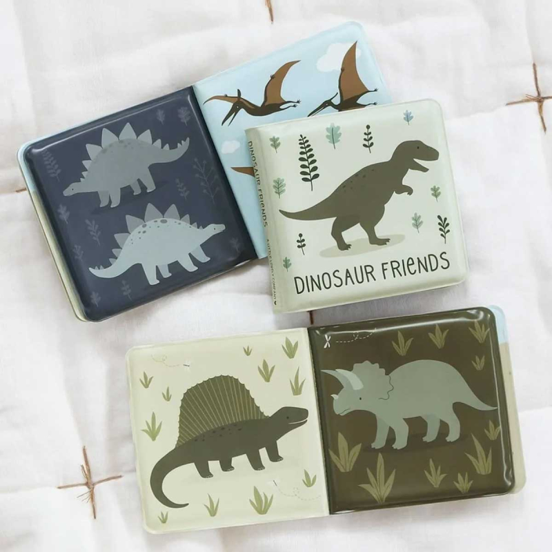 Μαλακό Βιβλίο Μπάνιου Α Little Lovely Company Dinosaur Friends BTBBDF12