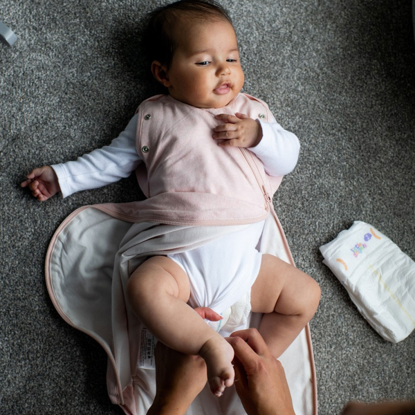 Χειμερινός Υπνόσακος - Πάνα Φασκιώματος 2.5 Tog (3-6 Μηνών) Gro Company Swaddle Bag Blush