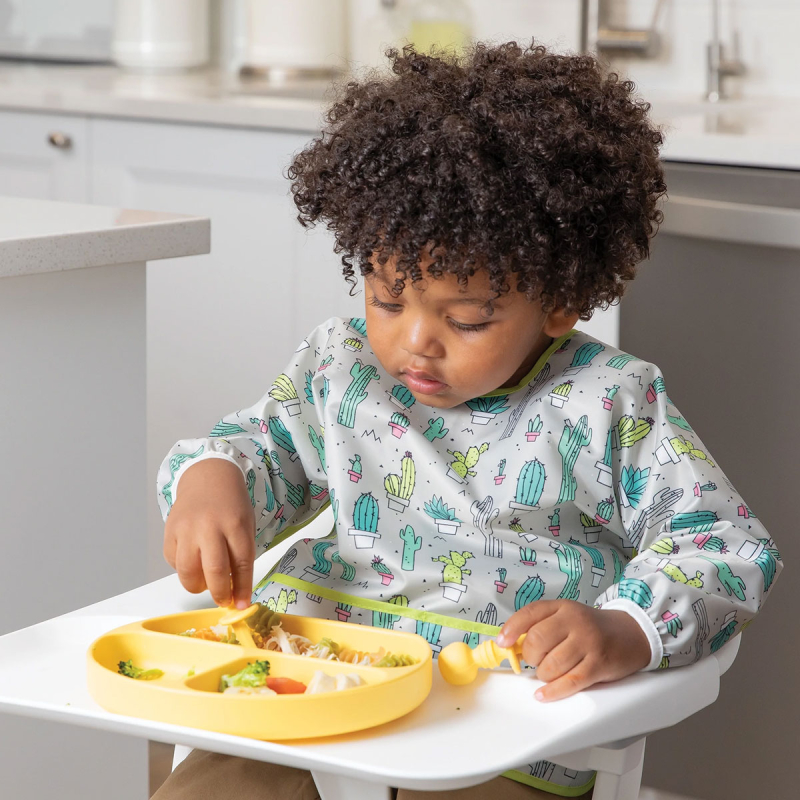 Σαλιάρα Με Μανίκια 6-24 Μηνών (35x33) Bumkins Cacti