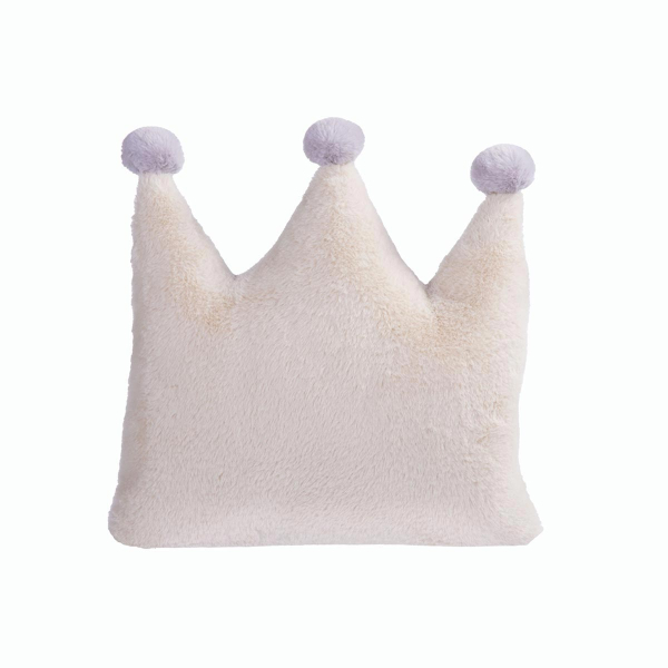 Γούνινο Διακοσμητικό Μαξιλάρι (40x40) Nef-Nef Baby Crown Ecru