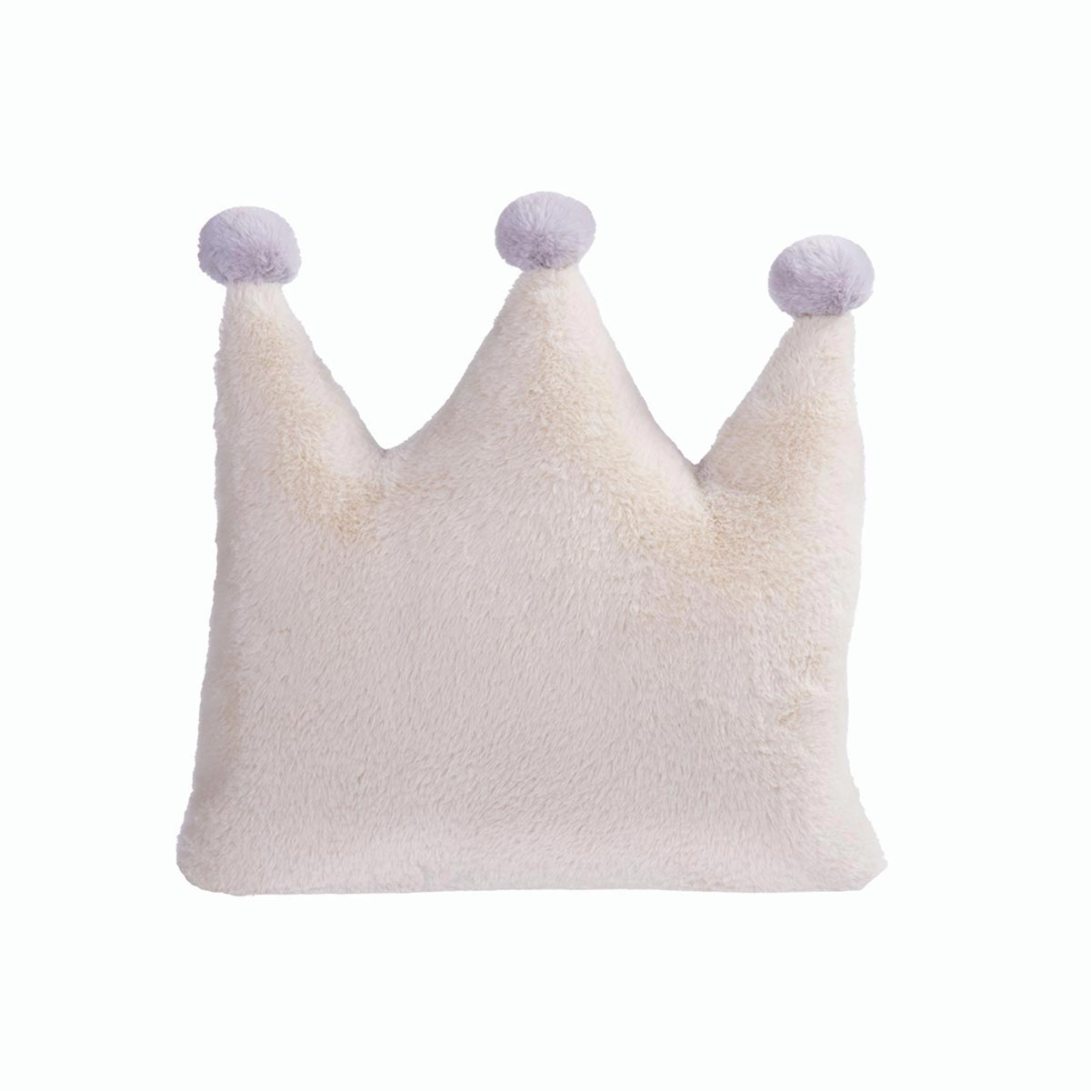 Γούνινο Διακοσμητικό Μαξιλάρι (40×40) Nef-Nef Baby Crown Ecru