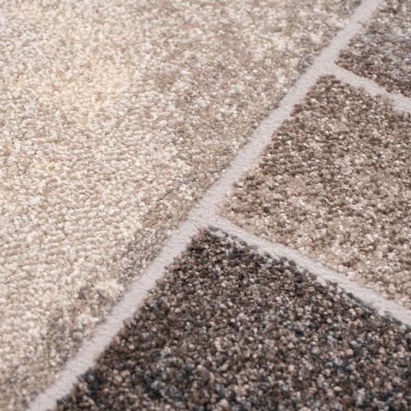 Χαλί Διαδρόμου (80x150) Βιοκαρπέτ Alva 4697A/75 D.Vison Beige