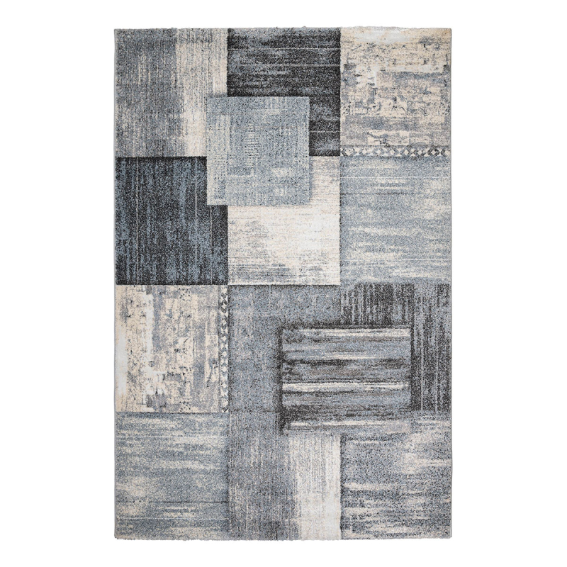 Χαλί Διαδρόμου (80x150) Βιοκαρπέτ Alva 3568A/78 Blue L.Grey