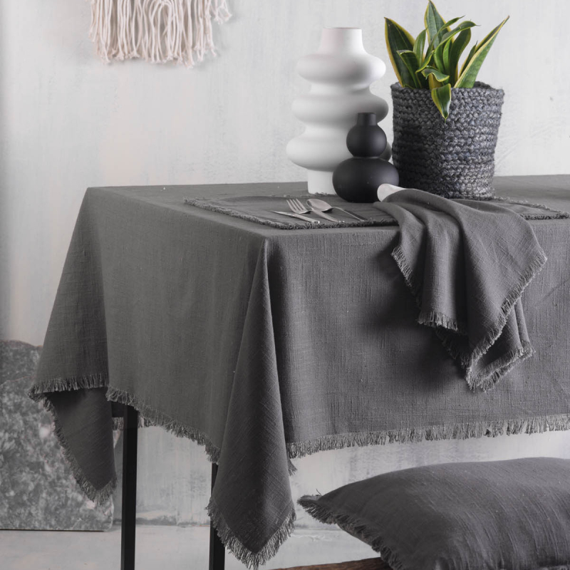 Τραπεζομάντηλο (150x220) Rythmos Merit Grey