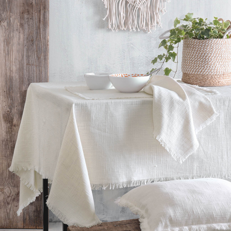 Τραπεζομάντηλο (170x270) Rythmos Merit Off White