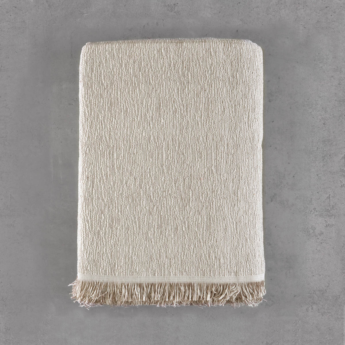 Ριχτάρι Καναπέ Διθέσιου (180X240) Rythmos Carson Beige Home Λευκά Είδη Σαλονιού Ριχτάρια Spitishop