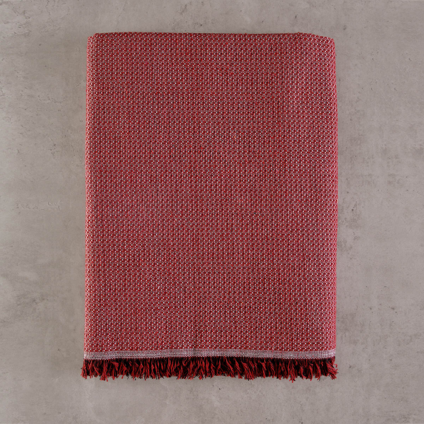 Ριχτάρι Καναπέ Τετραθέσιου (180x330) Rythmos Luna Bordo