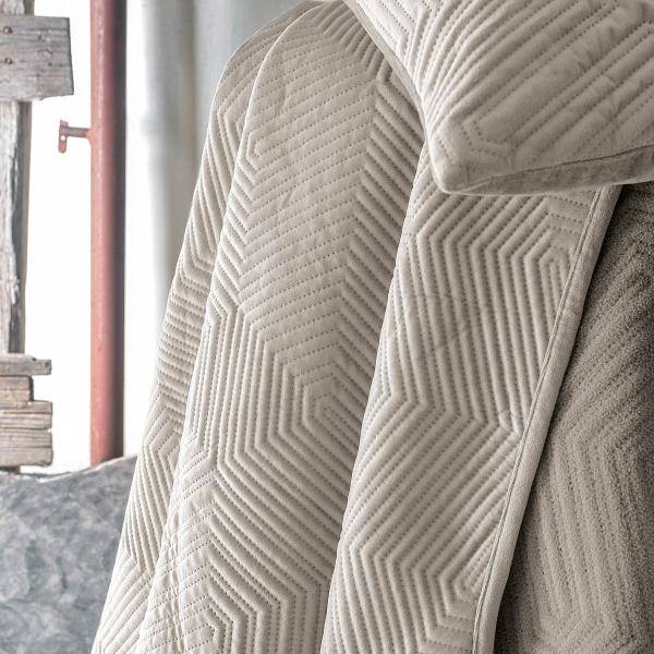 Ριχτάρι Πολυθρόνας Βελουτέ (160x180) Rythmos Selma Beige