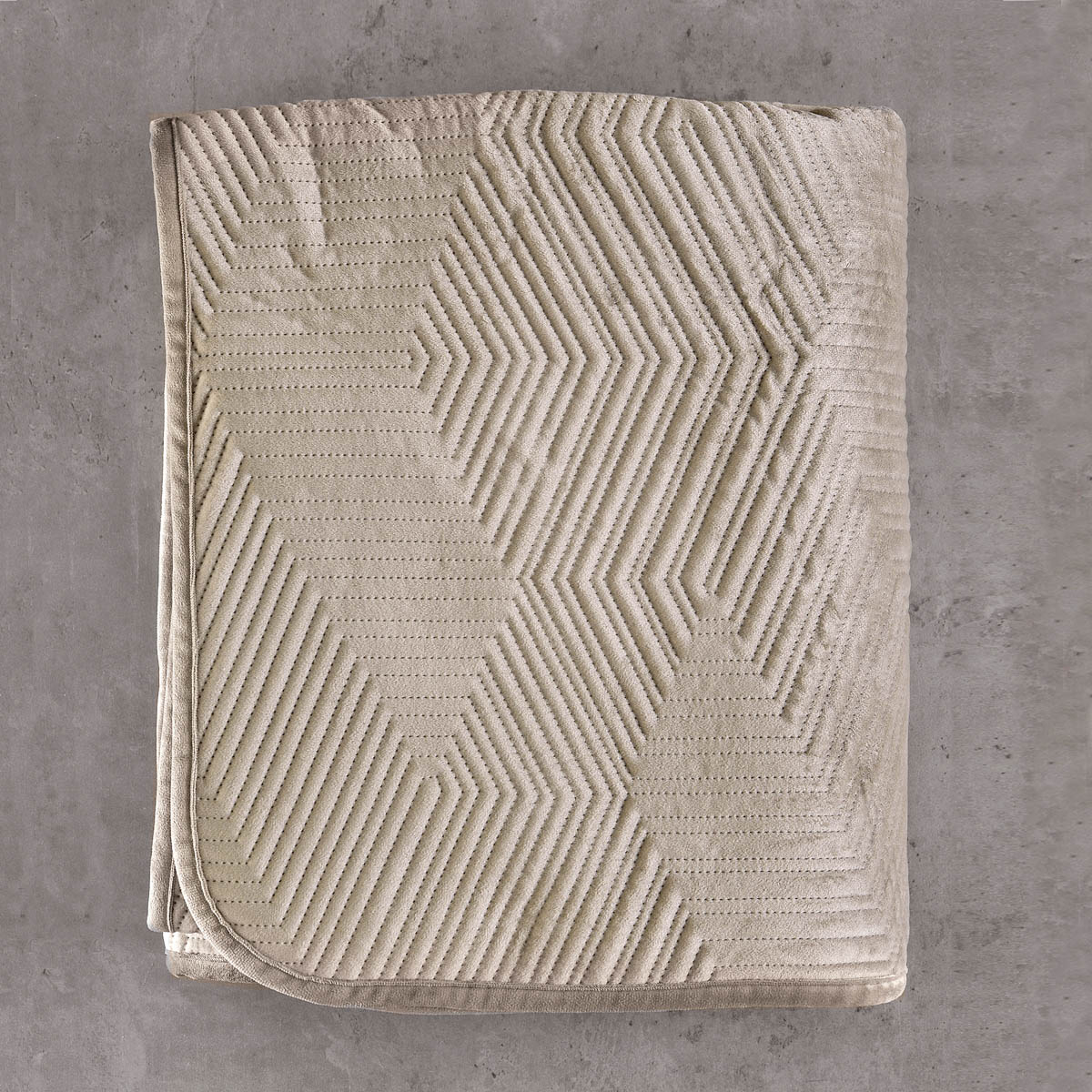 Ριχτάρι Πολυθρόνας Βελουτέ (160X180) Rythmos Selma Beige Home Λευκά Είδη Σαλονιού Ριχτάρια Καναπέ Spitishop