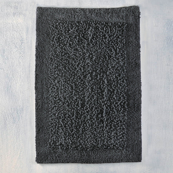 Πατάκι Μπάνιου (50x80) Rythmos Rimmon Anthracite