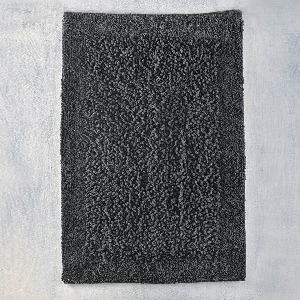 Πατάκι Μπάνιου (50×80) Rythmos Rimmon Anthracite 224409